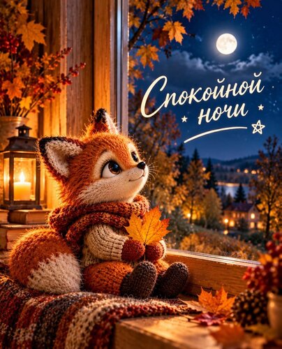 Открытка Спокойной ночи