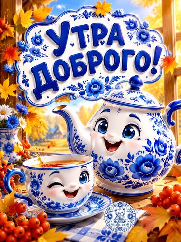 Открытка Утра доброго!