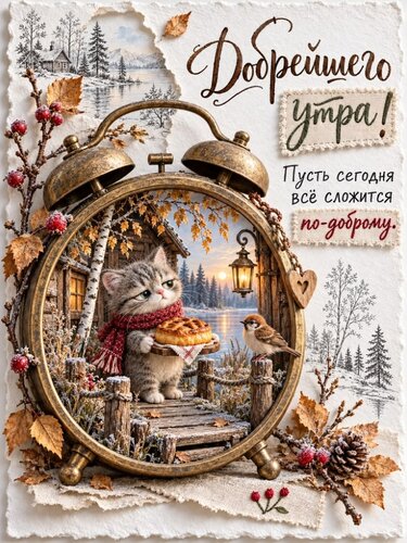 Открытка Добрейшего утречка