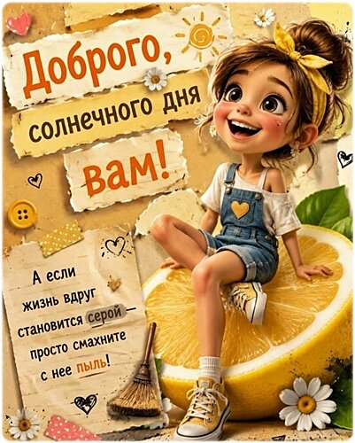Открытка ДОБРОГО СОЛНЕЧНОГО ДНЯ!