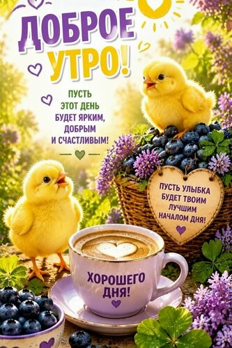 Открытка Доброе утро