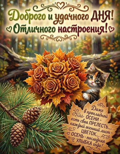 Открытка Доброго и удачного дня