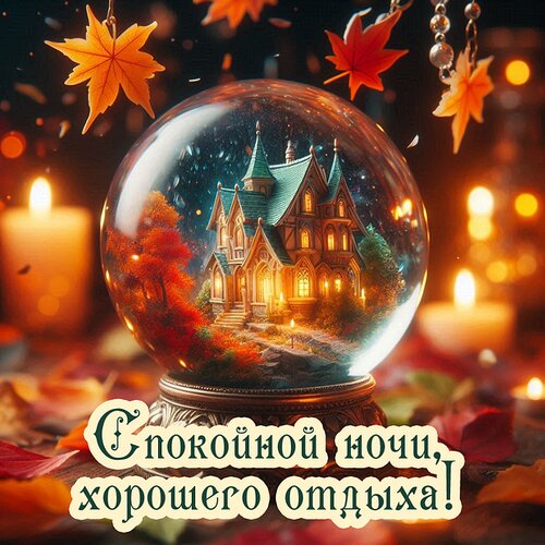 Открытка Спокойной ночи