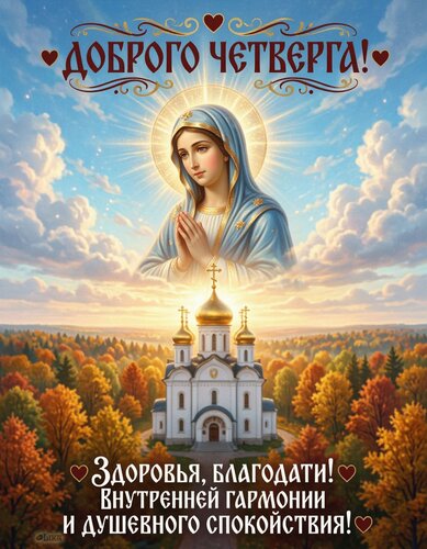 Открытка Доброго четверга