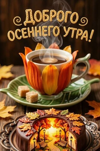 Открытка Доброе утро