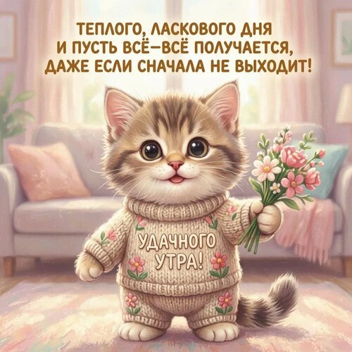 Открытка Удачного утра!