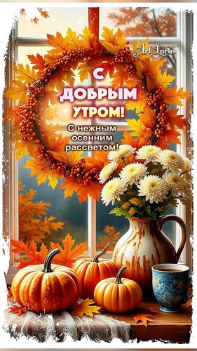 Открытка Доброе утро