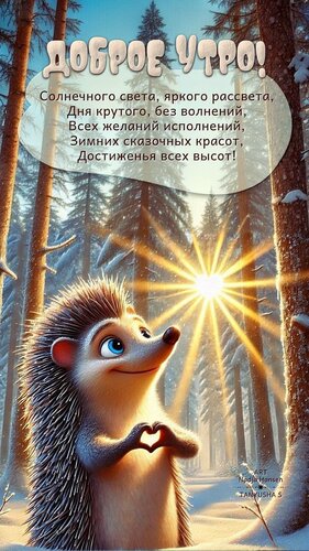 Открытка доброе утро