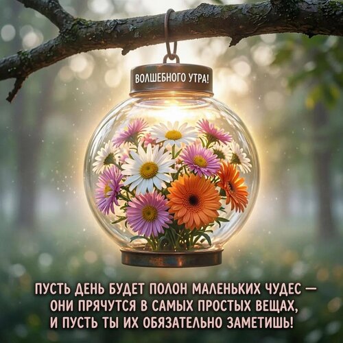 Открытка Волшебного утра!