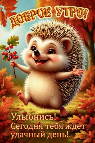 Открытка Доброе утро
