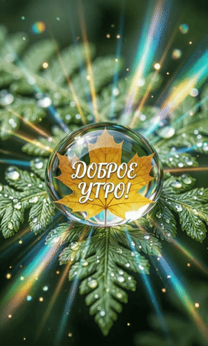 Анимированная открытка Доброе утро!