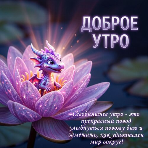 Открытка Доброе утро