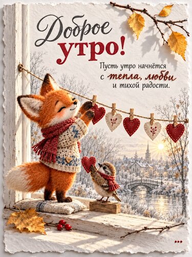 Открытка Доброе утро