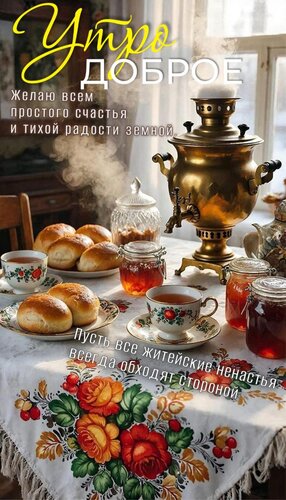 Открытка утро доброе