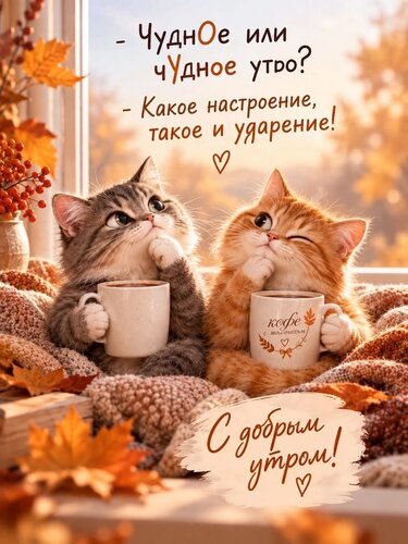 Открытка С добрым утром