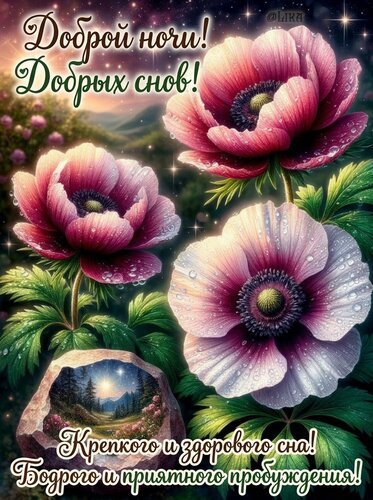 Открытка Спокойной ночи