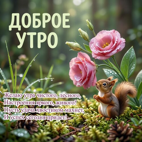 Открытка Доброе утро