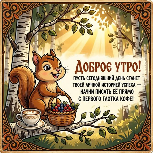 Открытка Доброе утро!