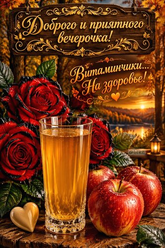 Открытка Добрый вечер