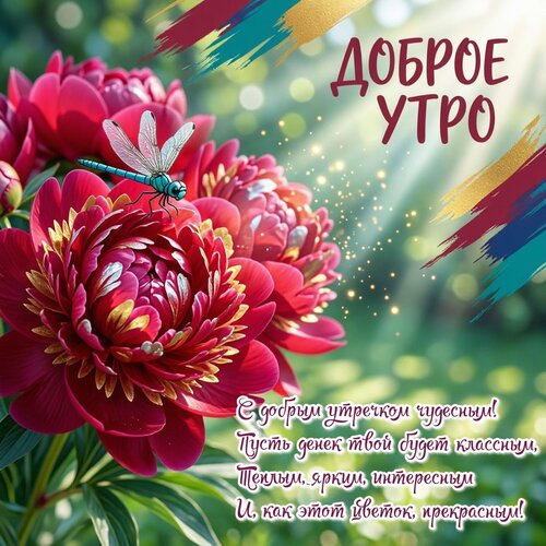 Открытка Доброе утро