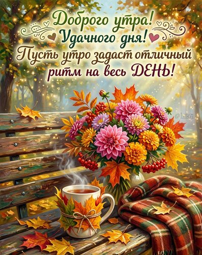 Открытка Доброго утра