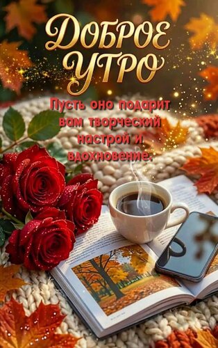 Открытка Пусть оно подарит вам творческий настрой и вдохновение.