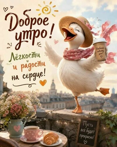 Открытка Доброе утро