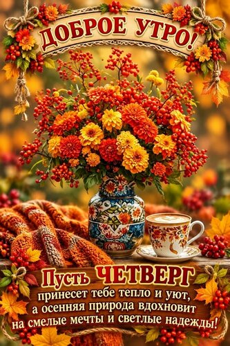 Открытка С добрым утром