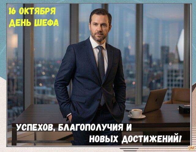 Открытка День шефа 1