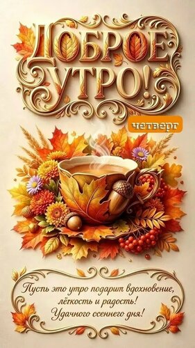 Открытка С добрым утром