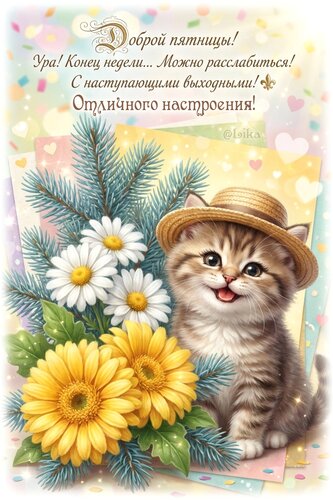 Открытка Доброй пятницы