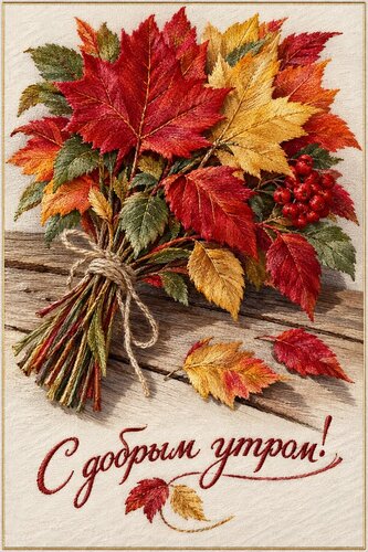 Открытка С добрым утром