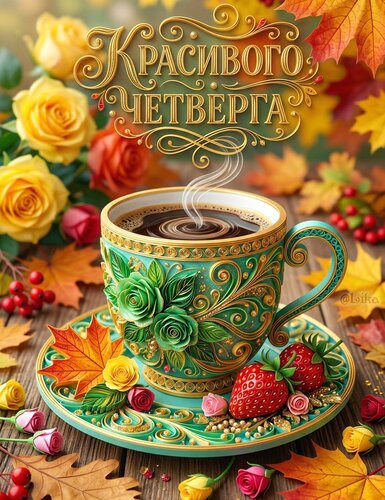 Открытка Красивого четверга