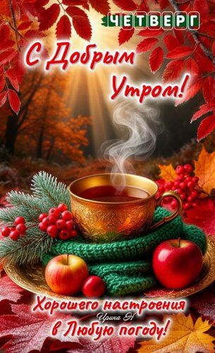 Открытка С добрым утром