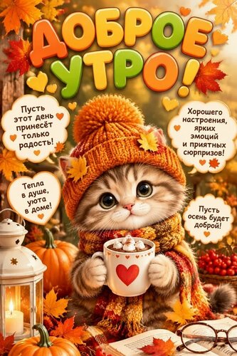 Открытка Доброе утро