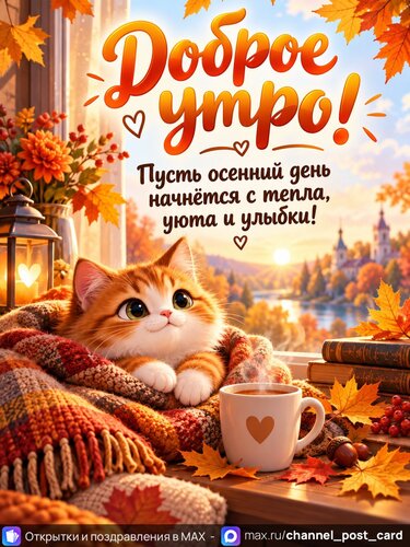 Открытка Доброе утро
