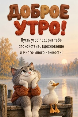 Открытка Доброе утро