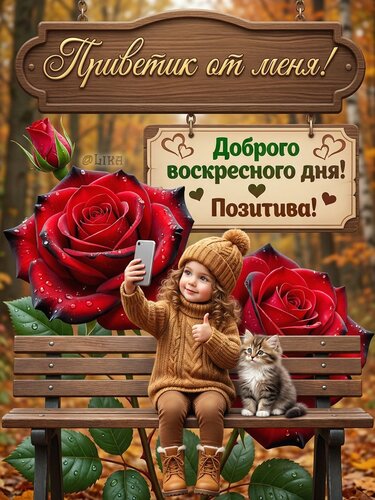 Открытка Доброго воскресного дня