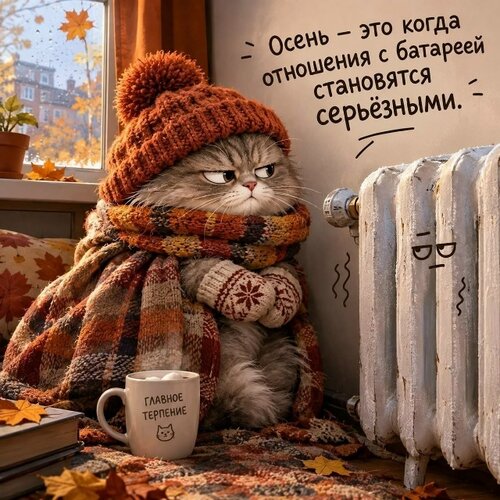 Открытка Осень
