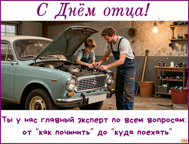 Открытка День отца 1