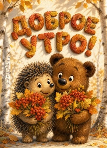 Открытка Доброе утро