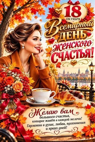 Открытка Всемирный день женского счастья