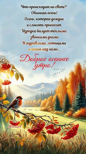Открытка Доброе утро