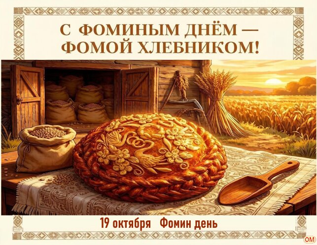 Открытка Фомин день 3
