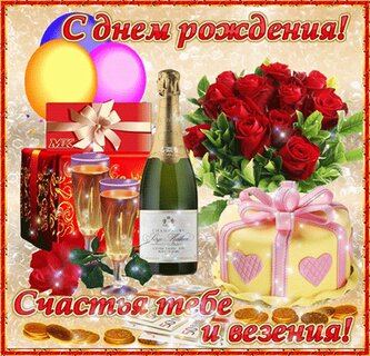 Анимационные открытки с днем рождения, Happy birthday