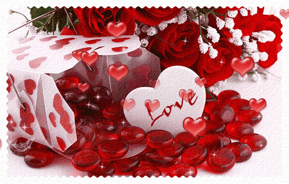 Анимированная открытка Love любовь анимация