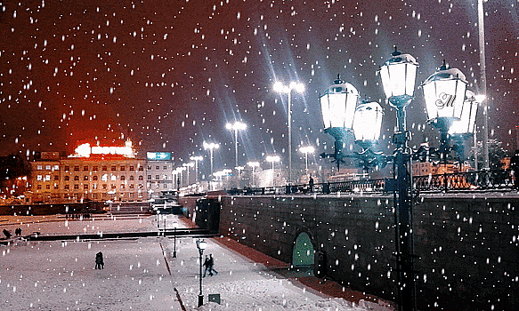 Зимний Город Фото